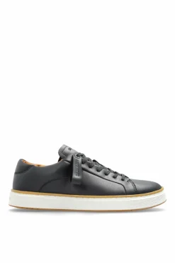 Emporio Armani BLACK Leather sports shoes