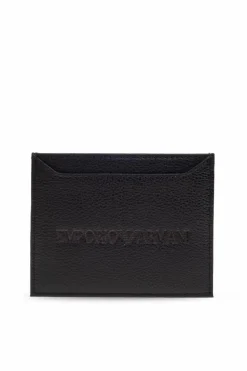 Emporio Armani BLACK Leather card holder