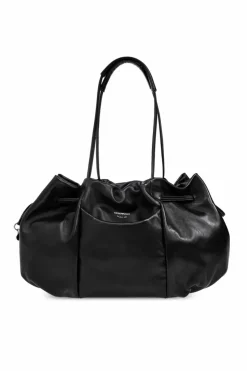 Emporio Armani BLACK Leather shoulder bag