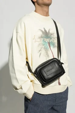 Emporio Armani BLACK Leather shoulder bag