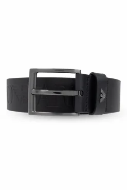 Emporio Armani BLACK Leather belt