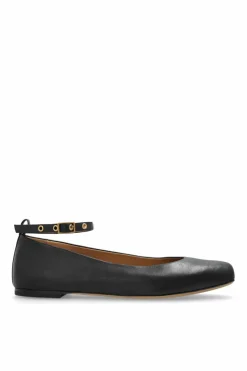 Emporio Armani BLACK Leather ballet flats