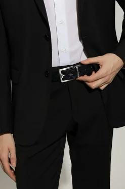 Emporio Armani BLACK Leather belt
