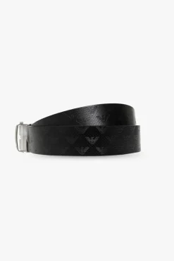 Emporio Armani BLACK Leather belt