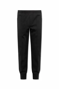 Emporio Armani BLACK Pants with stitching on the legs