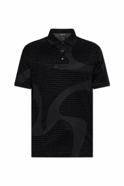 Emporio Armani BLACK Polo with monogram