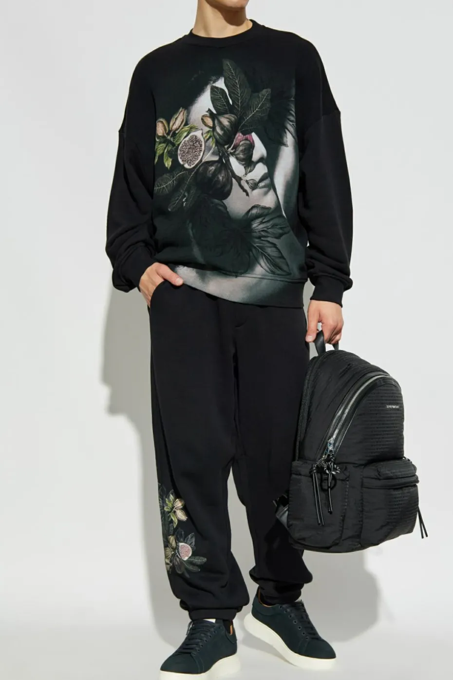 Emporio Armani BLACK Printed sweatshirt