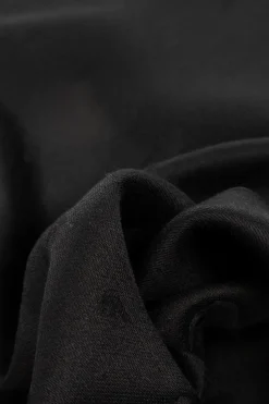 Emporio Armani BLACK Scarf with logo