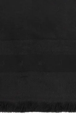 Emporio Armani BLACK Scarf with logo