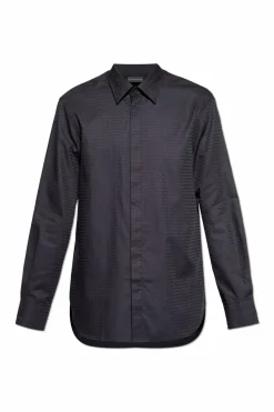 Emporio Armani BLACK Shirt with monogram