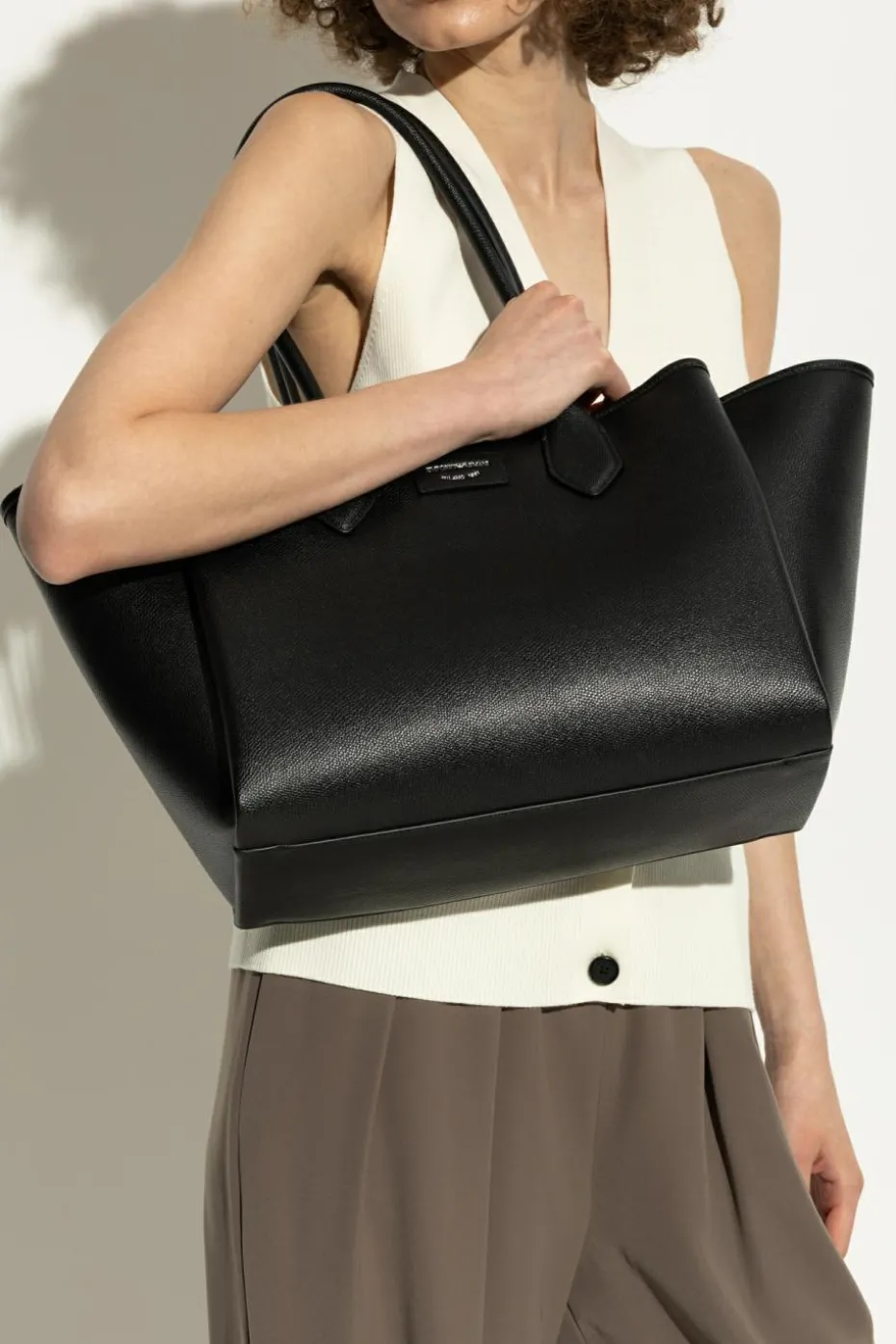 Emporio Armani BLACK Shopper-type bag