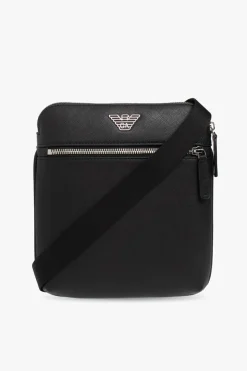 Emporio Armani BLACK Shoulder bag with logo
