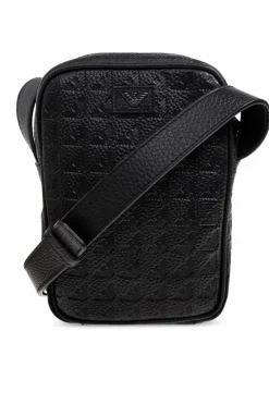 Emporio Armani BLACK Shoulder bag with monogram