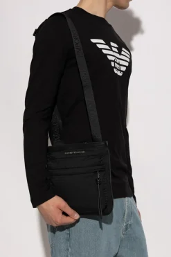 Emporio Armani BLACK Shoulder bag with logo