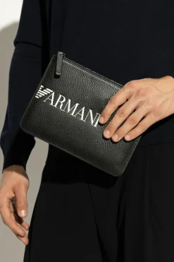Emporio Armani BLACK Shoulder bag with logo