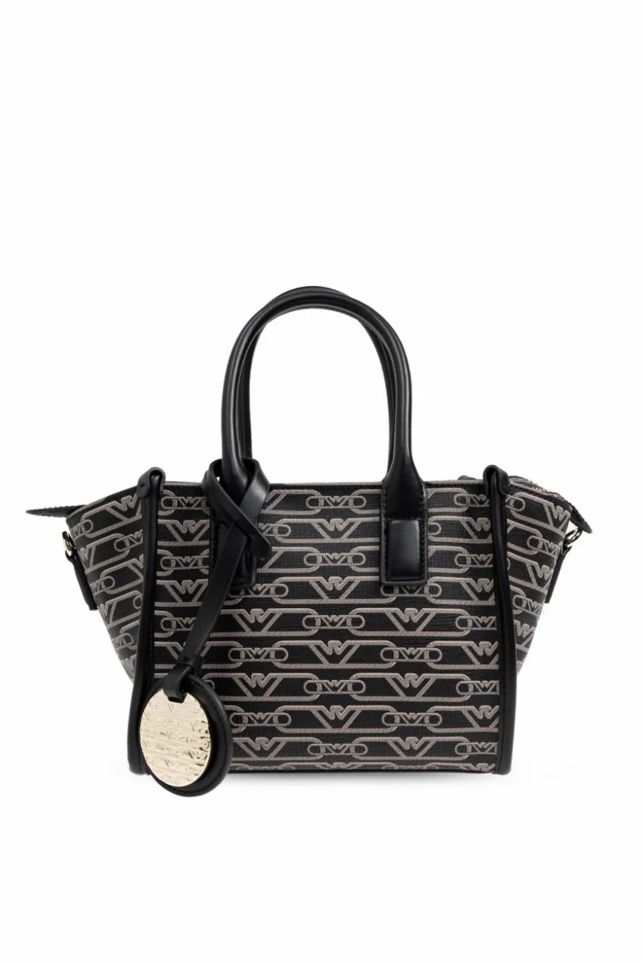 Emporio Armani BLACK Shoulder bag with monogram