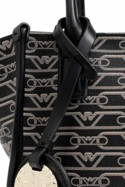 Emporio Armani BLACK Shoulder bag with monogram