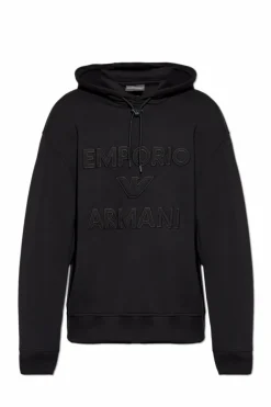 Emporio Armani BLACK Sweatshirt from the Sustainability collection