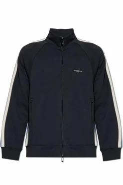 Emporio Armani BLACK Sweatshirt with stand-up collar