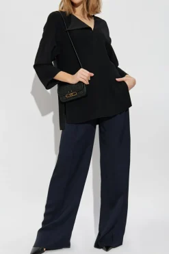 Emporio Armani BLACK Top with side slits