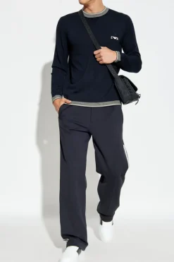 Emporio Armani BLACK Trousers from the `Sustainability` collection