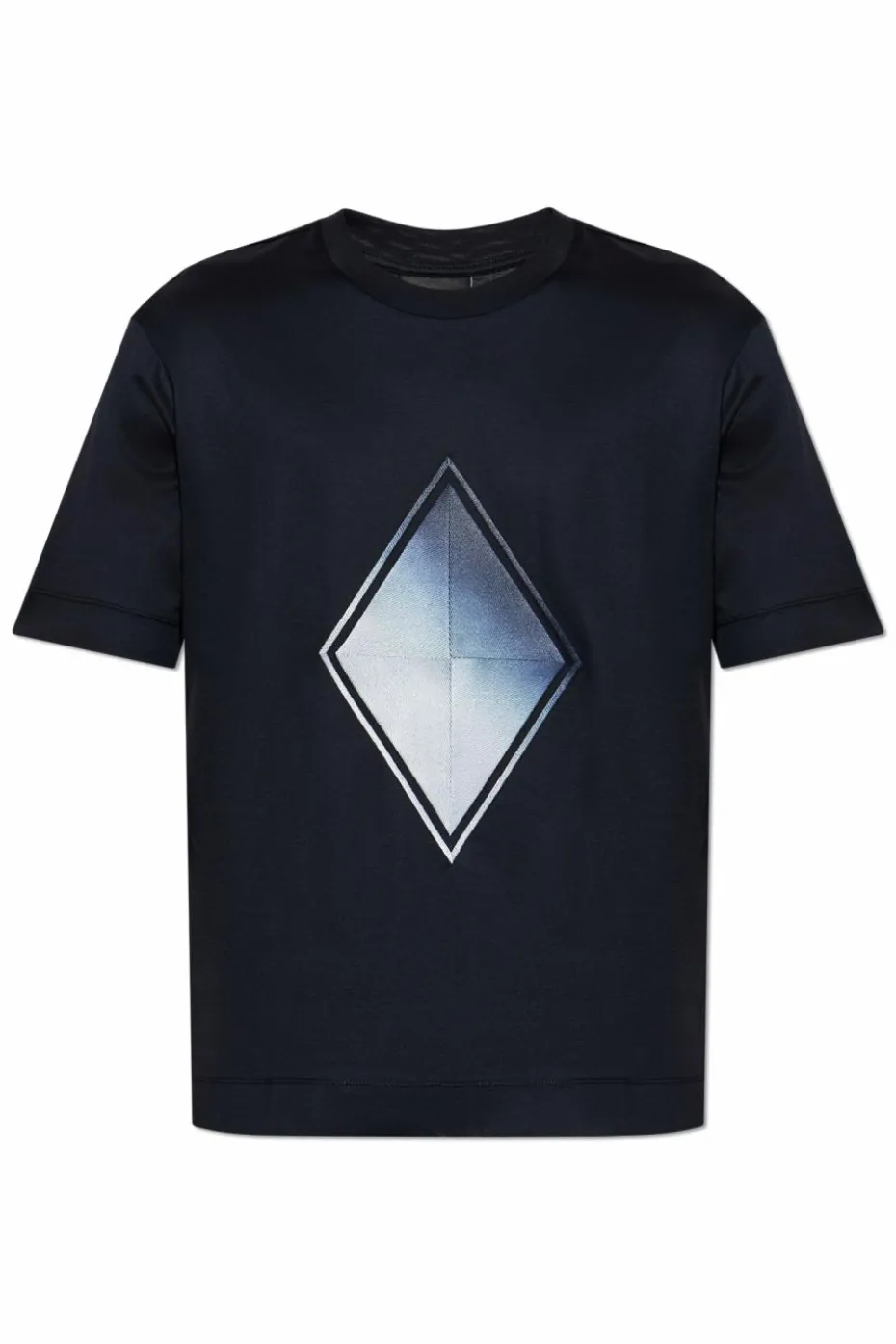 Emporio Armani BLACK T-shirt with patch