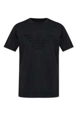 Emporio Armani BLACK T-shirt with logo