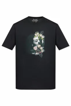Emporio Armani BLACK T-shirt from the 'Sustainability' collection