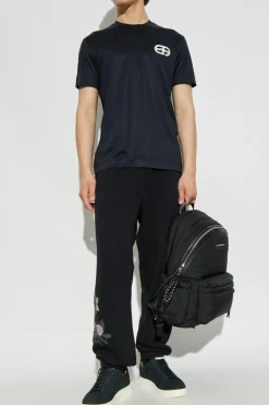 Emporio Armani BLACK T-shirt with logo