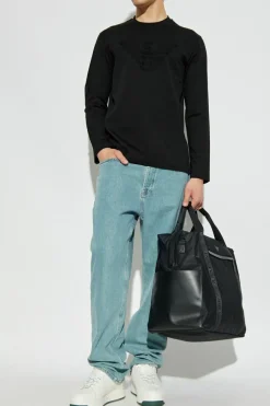 Emporio Armani BLACK T-shirt with logo