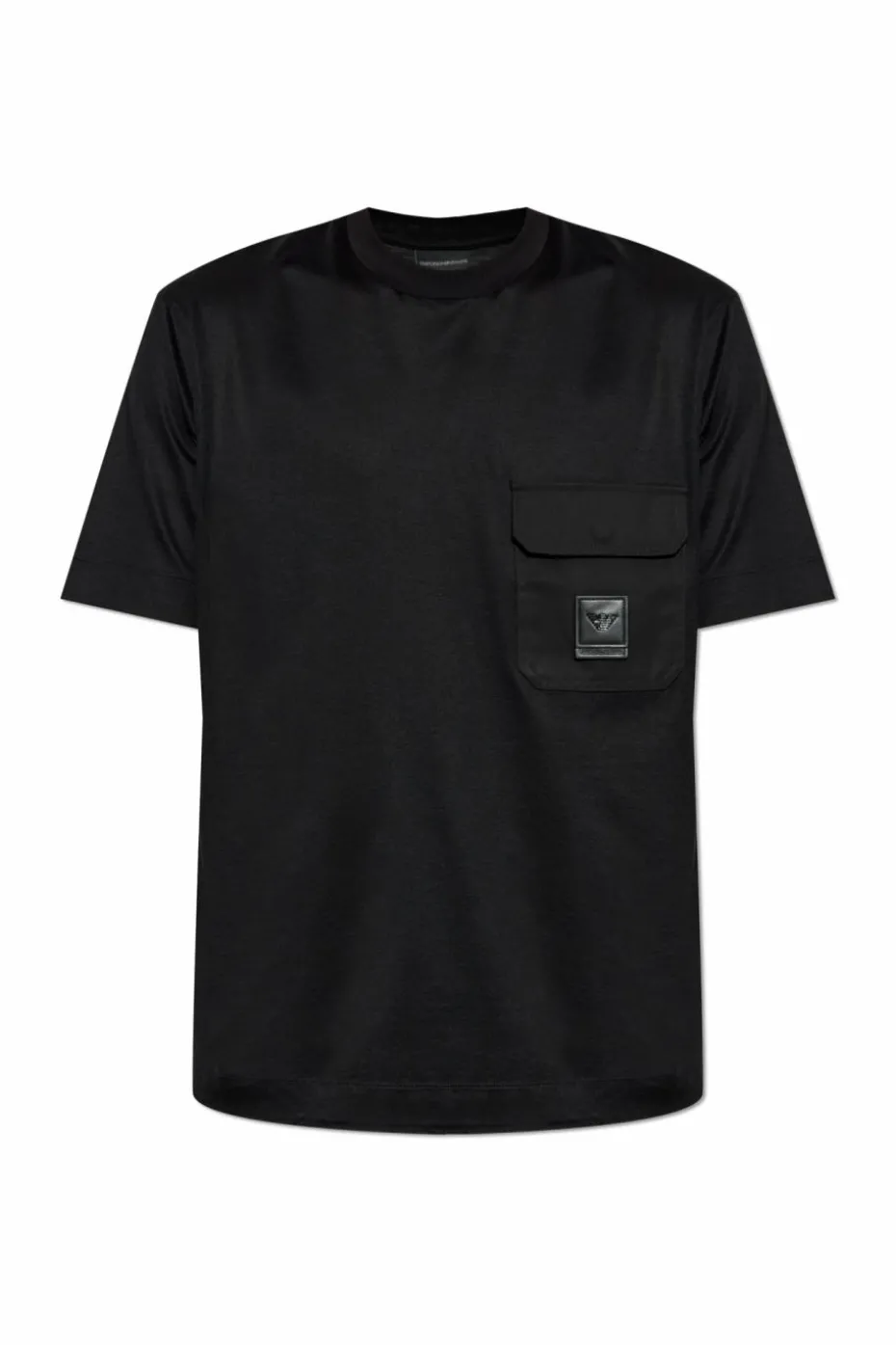 Emporio Armani BLACK T-shirt with pocket