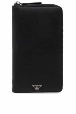Emporio Armani BLACK Wallet with logo