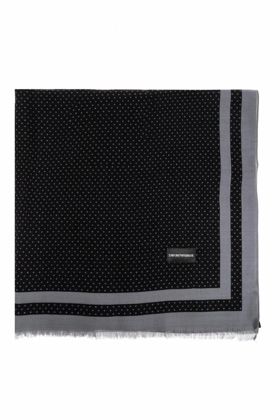 Emporio Armani BLACK Wool scarf