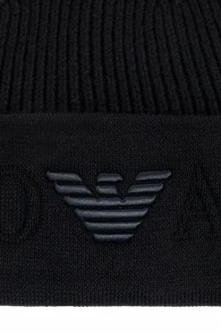 Emporio Armani BLACK Woolen hat