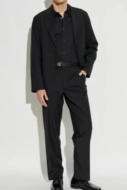 Emporio Armani BLACK Wool blazer with notch lapels