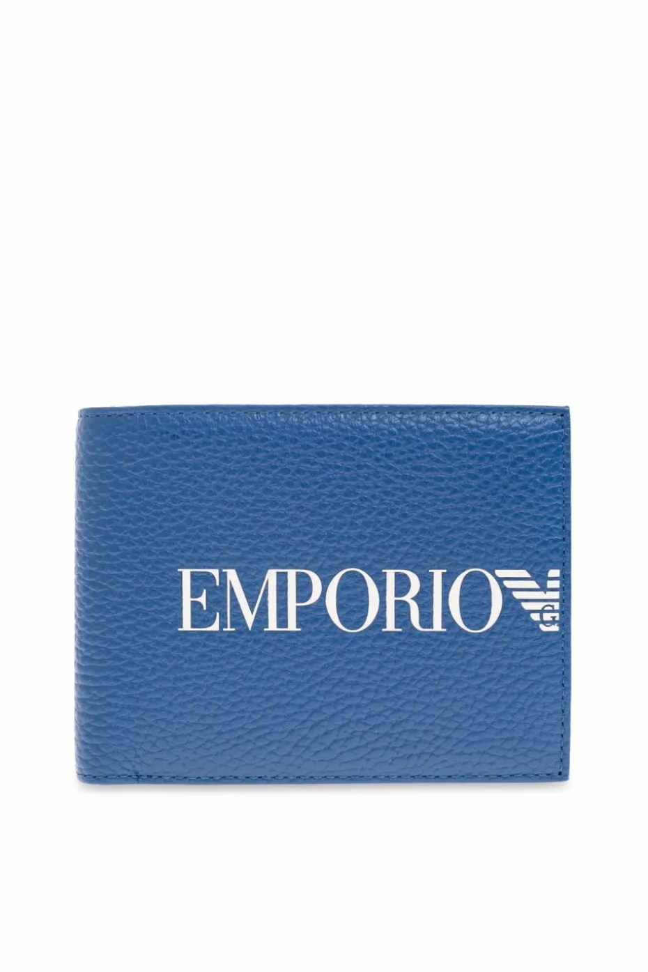 Emporio Armani BLUE Foldable wallet with logo