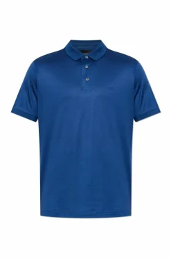 Emporio Armani BLUE Polo with logo