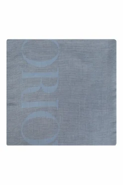 Emporio Armani BLUE Scarf with logo