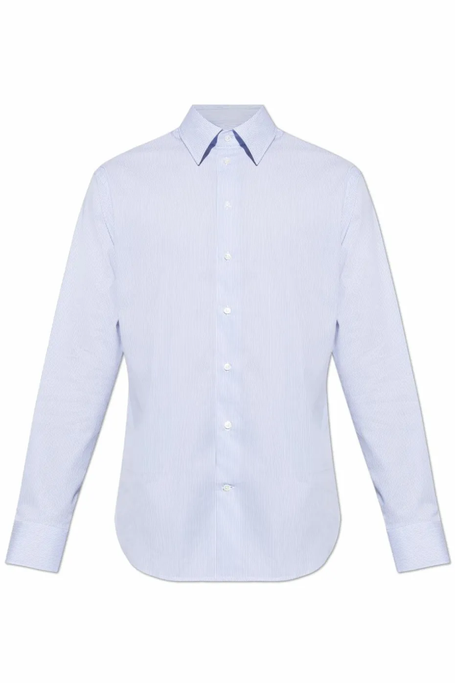 Emporio Armani BLUE Shirt with striped pattern