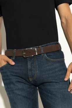 Emporio Armani BROWN Leather belt