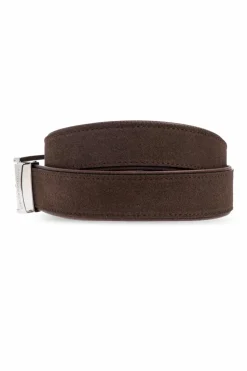 Emporio Armani BROWN Leather belt