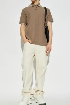 Emporio Armani BROWN Polo with logo