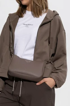 Emporio Armani BROWN Shoulder bag with logo