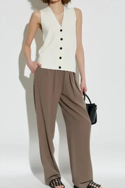 Emporio Armani BROWN Straight-leg pants