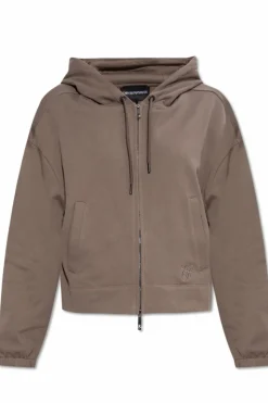 Emporio Armani BROWN Sweatshirt with logo