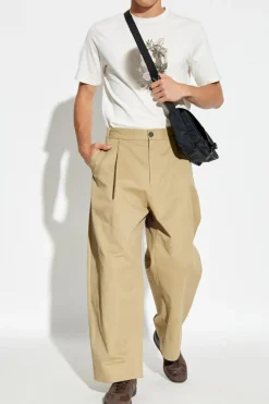 Emporio Armani cream T-shirt from the "Sustainability" collection
