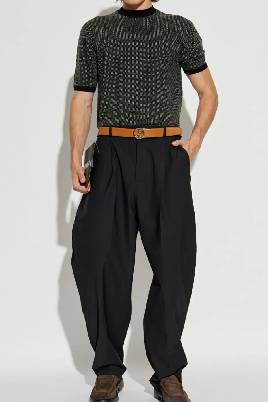 Emporio Armani GREY Wool sweater