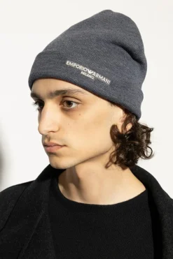 Emporio Armani GREY Woolen hat