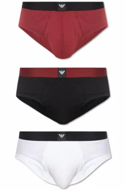 Emporio Armani MULTICOLOUR Three-pack of briefs