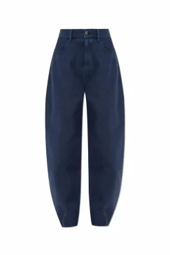 Emporio Armani NAVY BLUE High-waisted jeans